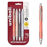 uni-ball Jetstream RT Pens - NY Times Wirecutter Best Pen for Over a Decade - Pack of 4 Black Fine Point Pens, 0.7mm - Back to School