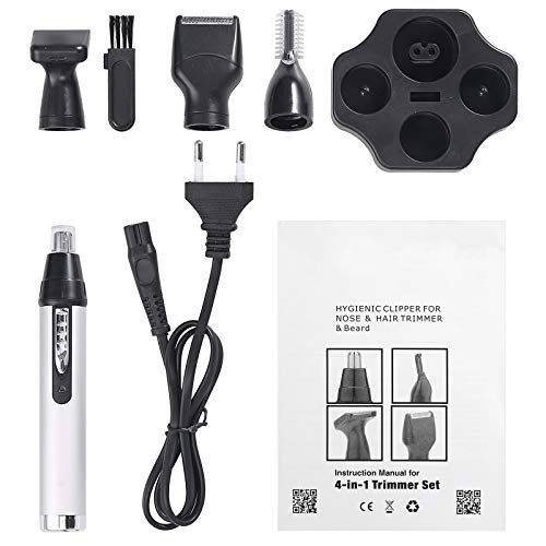COLFULINE 4 in 1 Nasenhaartrimmer, USB Professioneller Ohrhaarschneider, Wiederaufladbarer...