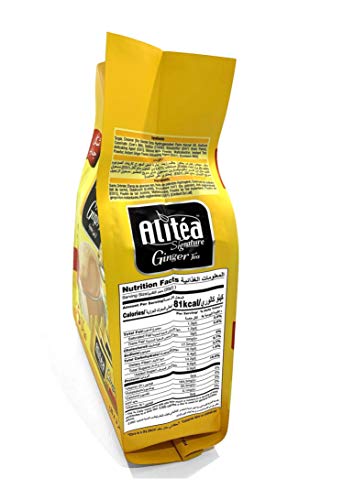Image of Alitea Signature Ginger Premix Instant Tea 3 in 1, (30 Sachets x 20gms)- 600gms (Pack of 3)
