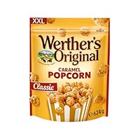 Werther’s Original Caramel Popcorn Classic (XXL) – 1 x 624g – Popcorn mit Sahne-Karamell-Überzug