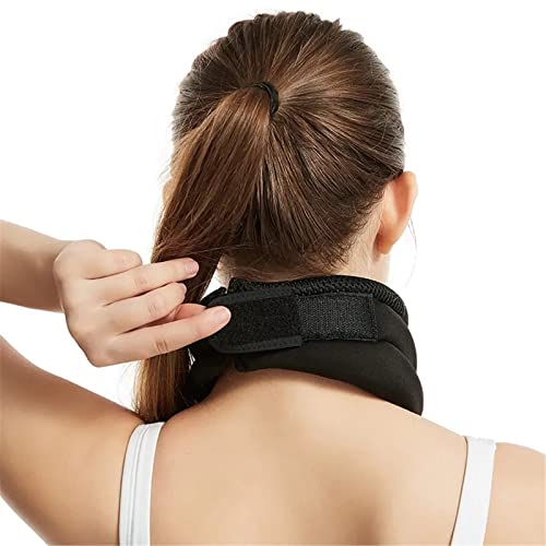 Enpap Soft Foam Neck Brace Universal Cervical Collar,Soft Cervical Collar For Sleeping,Adjustable Soft Foam Cervical Collar Stabilizer (1, Black, Large) #TOP1