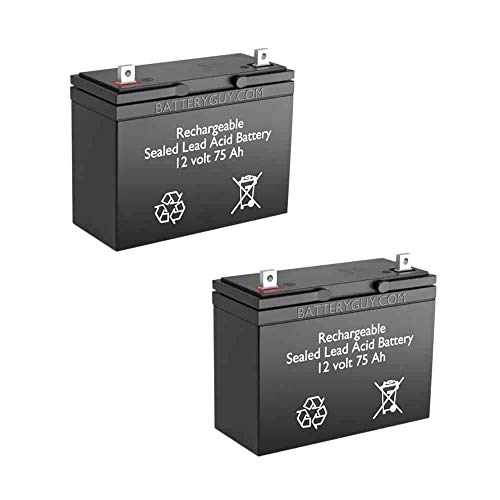 BatteryGuy Chairman 2K Lowrider Replacement 12V 75Ah SLA