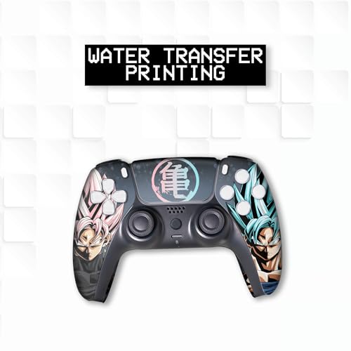 Baby Cuddle Box PS5_WITH_CGST_GOKU ROSE BLUE_M Gokku Custom Ps-5 Controller Wireless Compatible With Play-Station 5 Console By Bcb Controllers | Proudly Customized In Usa With Permanent Hydrodip Printing thumb #1