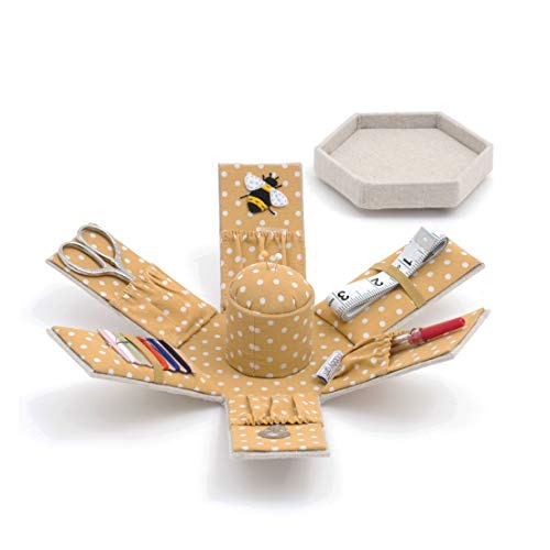 Kit de couture appliqué abeille Hobby Gift patchwork hexagone victorien