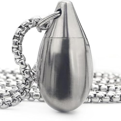 Compact Metal Pills Case with Keychain Container for Travel and Camping Portable Keychain Pills Holder Case