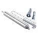 Ideal Security Inc. SK8730 Heavy Duty Door Closer with Chain