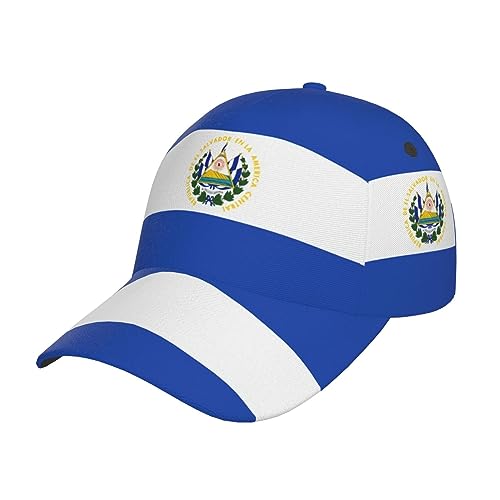Casquette de baseball réglable avec drapeau mignon rétro pour homme et femme, Drapeau du Salvador _V1, taille unique