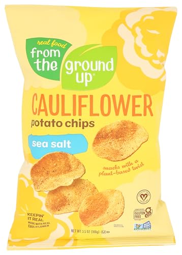 FROM THE GROUND UP Sea Salt Cauliflower Chips, 3.5 OZ