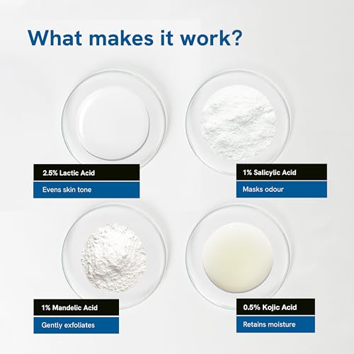 Image of Be Bodywise Underarm Brightening Kit | With 4% AHA BHA Underarm Roll-On (50ml) & Pigmentation Repair Cream (100g) | Reduces Body Odor, Fades Pigmentation & Corrects Uneven Skin Tone