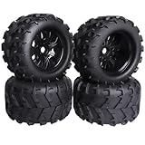 HobbyPark 3.2 17mm Hex RC Monster Truck Wheels and Tires Set for 1/8 Scale Arrma Kraton 6s Notorious Traxxas Maxx Tmaxx E-Revo 2.0 3.3 HPI Savage