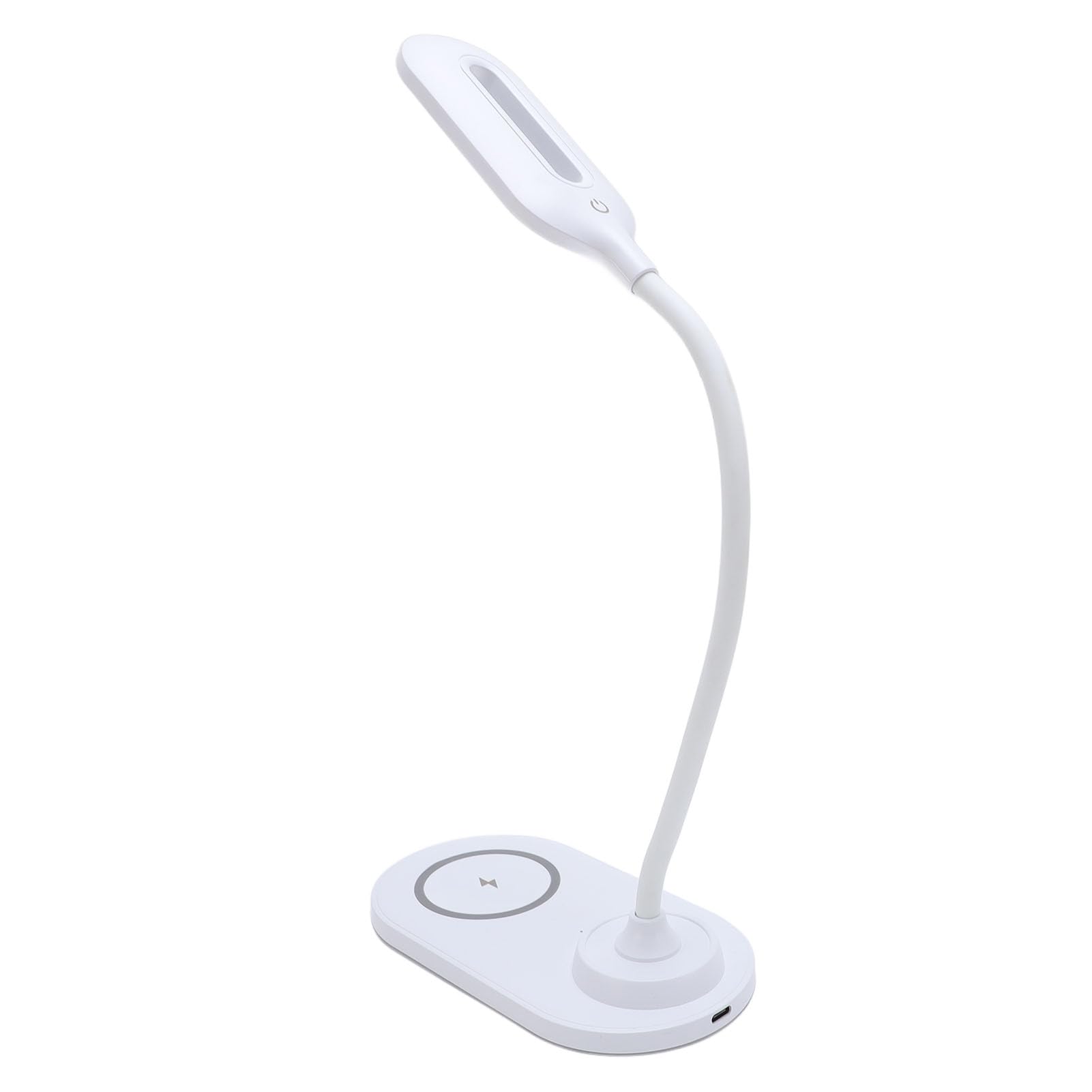 Lampa Biurkowa LED z ładowarką bezprzewodową, ładowanie (WHITE)