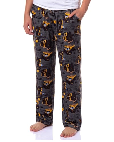 Tonka Mens Mighty Dirt Dump Truck Construction Chill Sleep Lounge Pajama Pants Bottoms Sleepwear