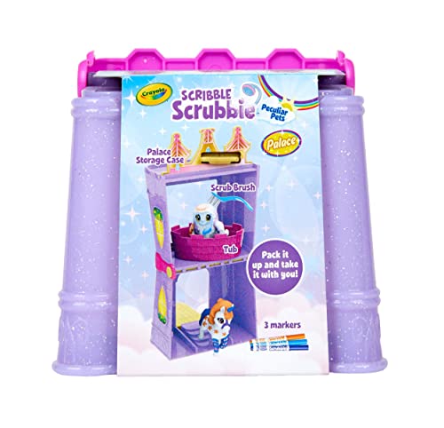 Crayola Scribble Scrubbie Peculiar Pets, Palace Playset with Yeti & Unicorn Toys, Kids Gifts for Girls & Boys, Ages 3, 4, 5, 9 - image 6