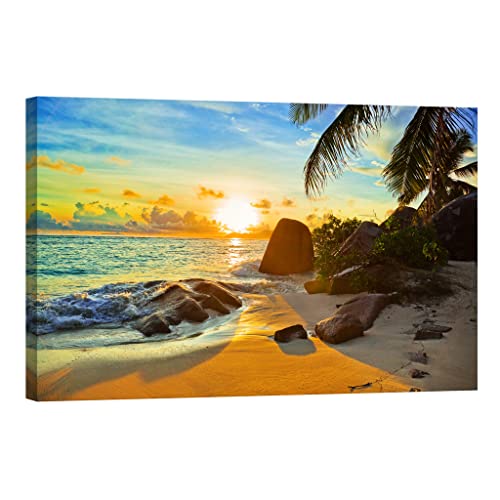 Canvas painting Nature phosphorescent, grand tableau décoratif mural 80x120 cm de nuit