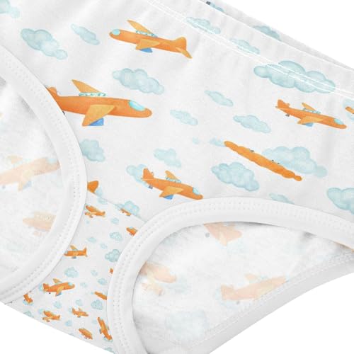 Orange Airplanes Toddler Girls's Underwear 2T 202c13314