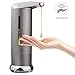 Produktbild Hocety 280ML Seifenspender Automatisch, Infrarot Seifenspender Edelstahl Sensor Moderner Touchless Seifenspender mit Wasserdichter Basis für Bad, Küche und Büro Elektrischer Seifenspender