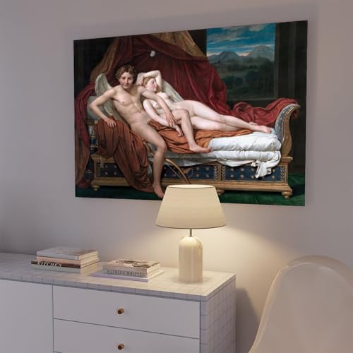 Impression sur toile Cupid And Psyche pour remplacer un cadre mural vide