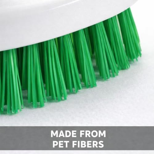 Image of LIBMAN Small Scrub Brush - Heavy Duty Scrub Brush with Strong Stiff Bristles - 3 Pk Durable Cleaning Brushes for Cleaning Bathroom, Kitchen, Floor, Shower, Sink, Tub, Carpet - PET Bristles