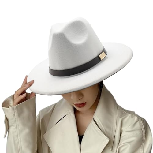 Cappelli Fedora per Uomo Donna Cappello Fedora Classico a Tesa