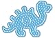 Hama - 8215 – Kreativset – Maxi-Platte – Transparent Dinosaurier, Durchsichtig