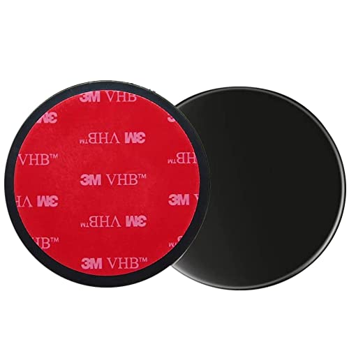 Ramtech 3-Pack 65Mm Dashboard 3M Vhb Adhesive Pad Mounting Disk For Suction Cup Mount, Compatible With Gps, Mobile Cell Phone, Car Dvr, Mp4, Tablet Pc, Car Dvr, Mp4, E-Book, Dmd65 #TOP1