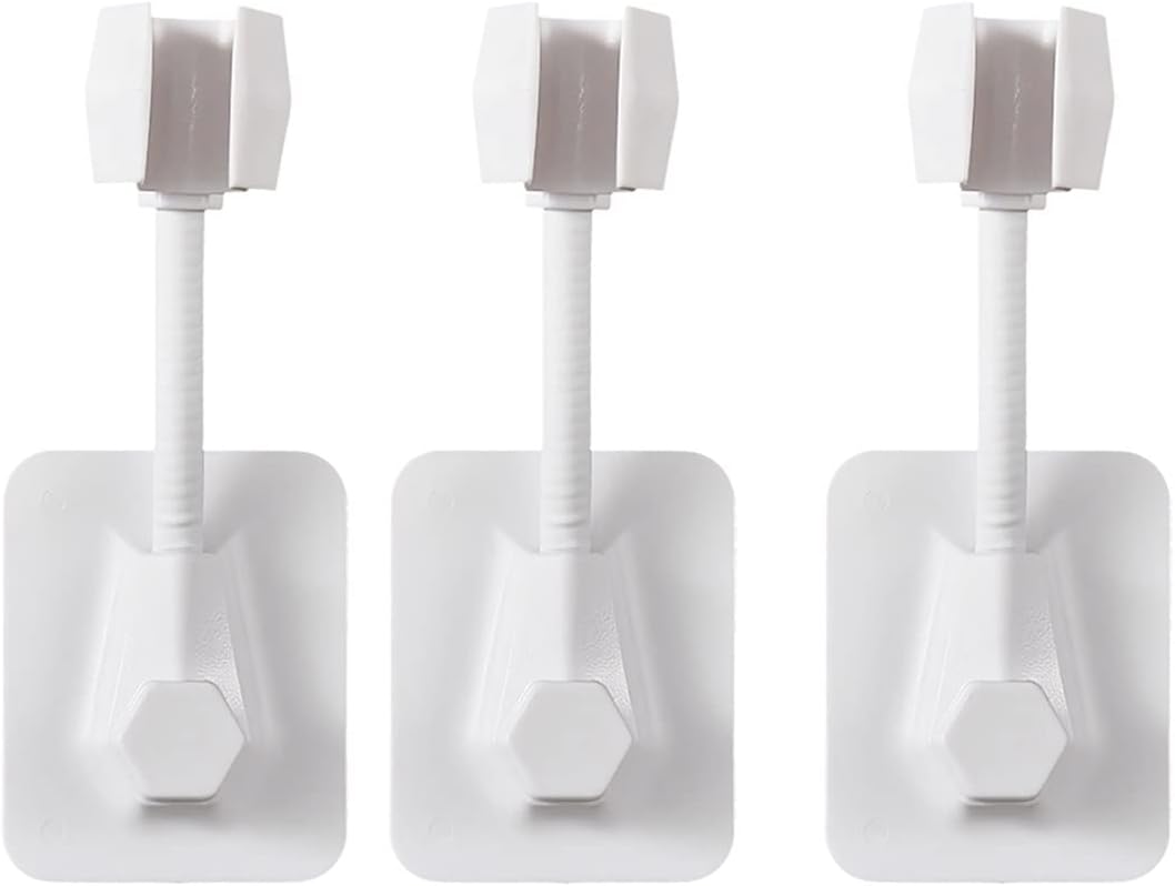 3Pcs Shower Head Holder Adjustable Home Shower Holder Wall Portable Bathroom Accessories Shower Installation Bracket