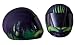 SkullSkins Aggressive Rider Motorcycle Helmet Street Skin (Green)