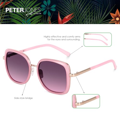 Image of Peter Jones Women Oversized Sunglasses (RD008)
