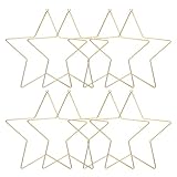 【Groupes et projets de bricolage familiaux】: que ce soit dans des ateliers, lors de fêtes de famille ou comme passe-temps pour vous-même, l'anneau en métal étoiles est parfait pour les activités de bricolage communes. Les enfants et les adultes peuvent créer ensemble des articles de décoration uniques pour toutes les occasions et créer ainsi de précieux souvenirs.
