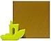 Prozix Amber PEI Sheet 3D Printer Build Surface 300mm x 300mm ( 12" x 12" ) Ultem 1000 Build Surface for Cr-10, Cr-10 S3, Lulzbot Taz, Tevo Tornado, Hictop Prusa I3 DIY