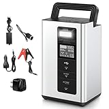 ☀310Wh Kraftwerk: Vecukty Li-Ionen-Solargenerator mit großer Kapazität von 310Wh (14,4V, 84000mAh), 300W AC-Ausgang (600W Peak), reiner Sinuswelle, bietet DC-Ausgang und AC-Ausgangsanschlüsse (110 oder 220V) und unterstützt kabellose, PD QC 3.0-, Typ-C- und USB-Ausgangsanschlüsse zum schnellen Laden verschiedener Geräte.