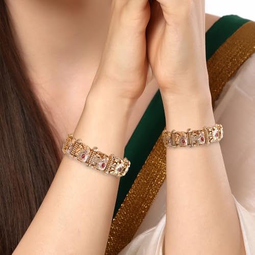 Image of Shining Diva Fashion Bangles for Women Girls Set of 2 Traditional Stylish Design