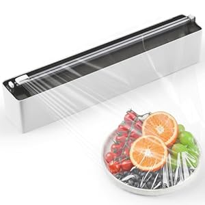 Quasziwa Magnetischer Frischhaltefolienspender mit 50m Folie