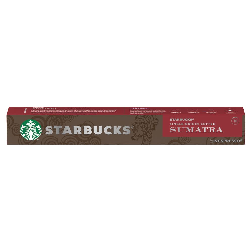 Starbucks Single Origin Sumatra Dark Roast 10 Coffee Pods 55g