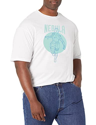 T-Shirt Homme Marvel Nebula haut mode streetwear manga comics noir