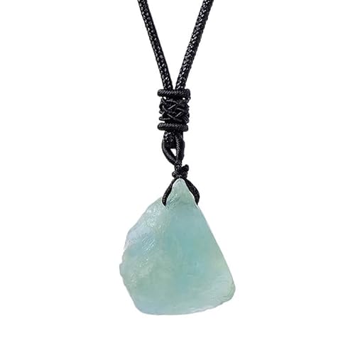 MIXIUJIEN �V�R���N���X�^���y���_���g�l�b�N���X 11�X�^�C�� �{���̃X�g�[���l�b�N���X �u���b�N�R�[�h�t�� �j�����p 3cm ���j�[�N�ȃq�[�����O�N���X�^���W���G���[�M�t�g(�O���[���t���[���C�g)