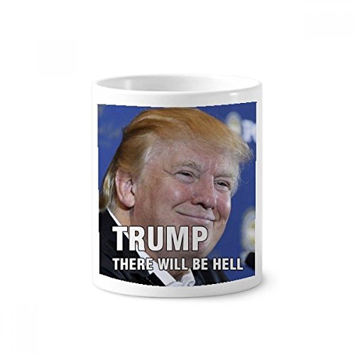 Porte-brosse à dents Trump en céramique pour résoudre le désordre sur votre lavabo avec humour