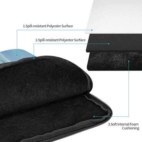 Funda para portátil 17 pulgadas con diseño de pintura al óleo miniatura 2