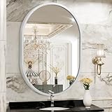 Miroir HD : nos miroirs muraux disposent d'un miroir HD qui offre une image sans distorsion et des reflets vibrants ; il capture et distribue intelligemment la lumière naturelle ; créant l'illusion d'un plus grand espace ; idéal pour les pièces à la recherche d'un look étendu