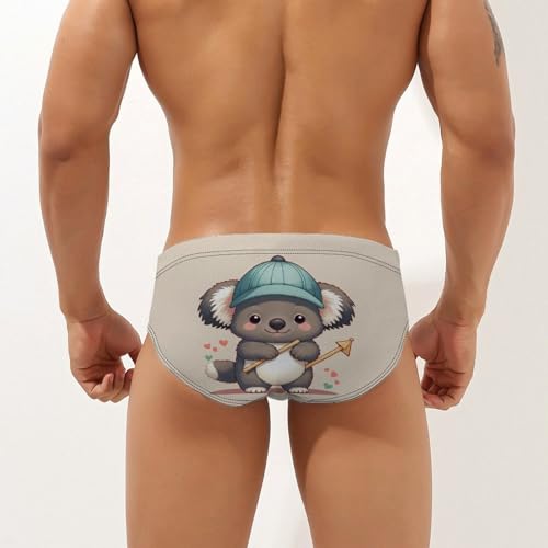 Cute Koala Men's Swim Briefs Sexy Bikini Swimwear Bathing Swimsuit Trunks Underwear2
