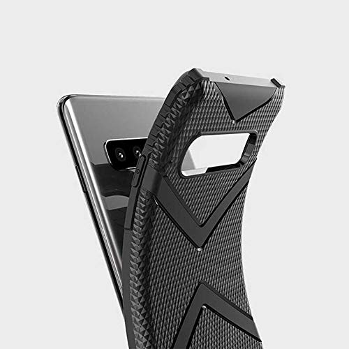 Zore Galaxy ile uyumlu S10 Kılıf Hank Silikon Siyah