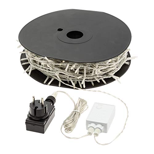 Luminalpark Catena 53 M, 750 Miniled Bianco Caldo, Con Memory Controller, Cavo Trasparente, 30V, Interno