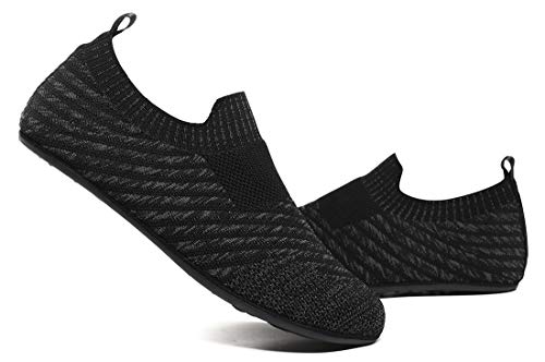 Image of SLEVEL Lightweight Non Slip Travel Indoor Grip House Slipper Socks Unisex Adult Around The House Floor Home Shoes for Women Men