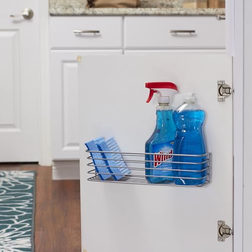 Household Essentials 1226-1 Long Basket Door Mount Cabinet Organizer | Mounts to Solid Cabinet Doors or Walls by Household Essentials - Image 2