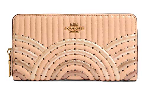 Amazon | COACH(コーチ）レディース女性用キルトリベットZIP長財布