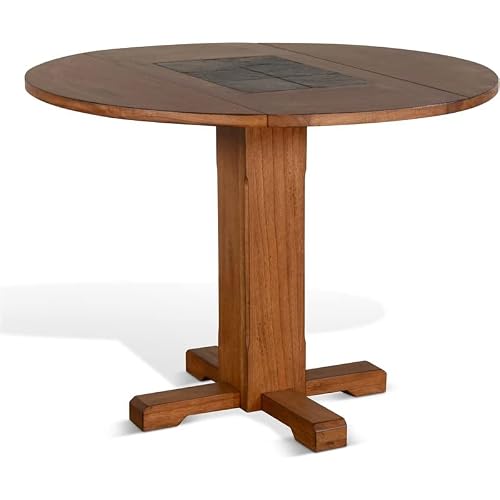 Sunny Designs Sedona Drop Leaf Table With Slate #TOP6
