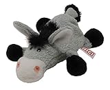  NICI Plüsch Schlüsselanhänger mit Tasche für Schlüssel 15cm (Esel grau)