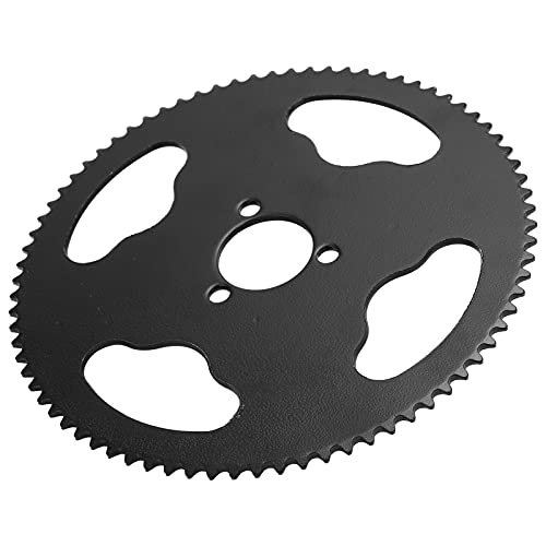 Pedivela 25H 78 Sprocket Preto Aço Duro Adequado para Mini Motocicleta/ATV/Kart 47/49cc
