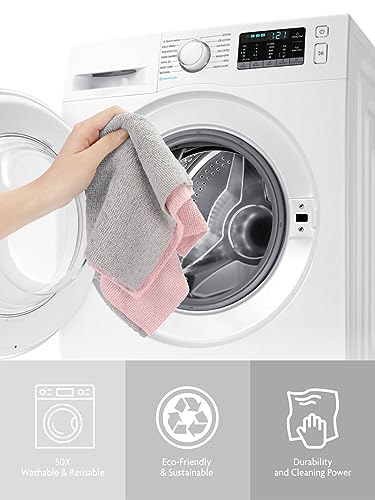 Lavettes en microfibre roses 40 pièces pour un ménage durable - 6