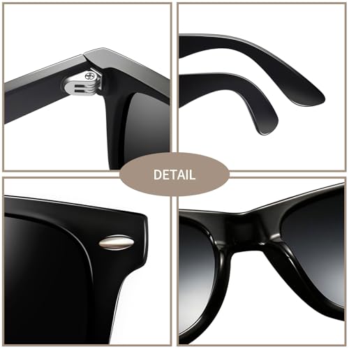 Image of Joopin Square Sunglasses Polarized UV400 Designer Sun Glasses Men Women